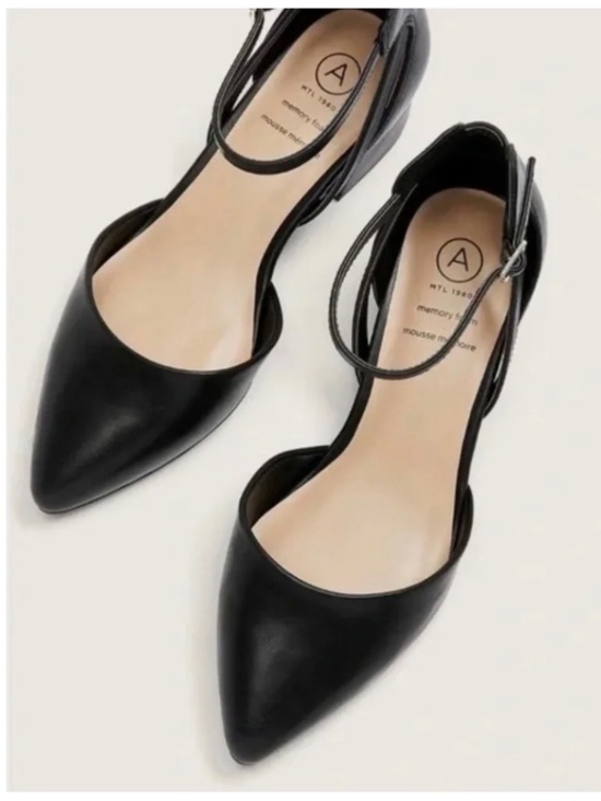 Addition Elle Shoes - Ankle Strap Block Heel Shoe  - Addition Elle